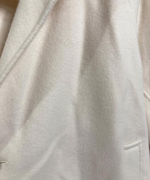 Enchainement（アンシェヌマン）Enchainement (アンシェヌマン) Double Faced Wool Long Coat  ダブル フェイス　ウール ロング コート　ロングコート　ウールコート　アウター アイボリー サイズ:FREEの古着・服飾アイテム