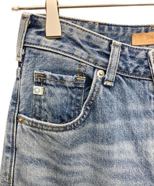 Something（サムシング）Something (サムシング) SEA11　LISA ヴィンテージフレアデニムパンツ インディゴ サイズ:XSの古着・服飾アイテム