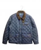 POLO RALPH LAURENポロ・ラルフローレン）の古着「キルティングハンティングジャケット」｜ネイビー