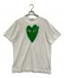 PLAY COMME des GARCONS（プレイコムデギャルソン）の古着「ダブルハート カットソー」｜ホワイト