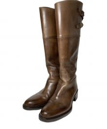 SARTORE（サルトル）の古着「バックベルトブーツ」｜ブラウン