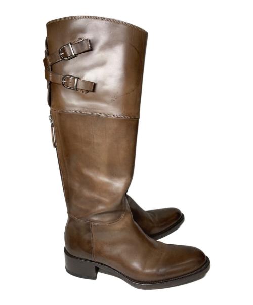 SARTORE（サルトル）SARTORE (サルトル) バックベルトブーツ ブラウン サイズ:37の古着・服飾アイテム