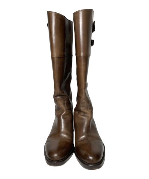 SARTORE（サルトル）SARTORE (サルトル) バックベルトブーツ ブラウン サイズ:37の古着・服飾アイテム