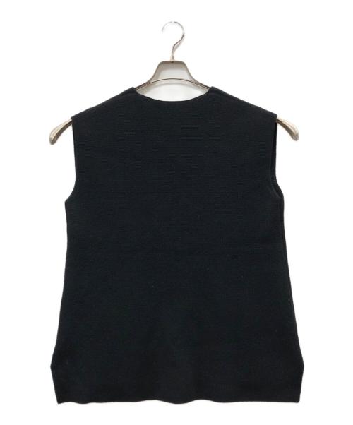 DRAWER（ドゥロワー）Drawer (ドゥロワー) ニットジレ ブラック サイズ:下記参照の古着・服飾アイテム