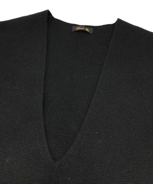 DRAWER（ドゥロワー）Drawer (ドゥロワー) ニットジレ ブラック サイズ:下記参照の古着・服飾アイテム