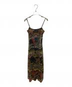 Desigualデシグアル）の古着「タペストリー ミディワンピース　 M. Christian Lacroix」｜ブラック