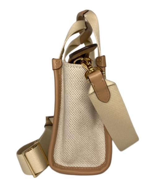 Kate Spade（ケイトスペード）Kate Spade (ケイトスペード) キップ キャンバス ミニ トート ベージュ サイズ:サイズ詳細参照の古着・服飾アイテム