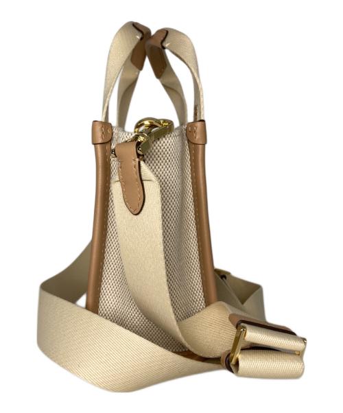 Kate Spade（ケイトスペード）Kate Spade (ケイトスペード) キップ キャンバス ミニ トート ベージュ サイズ:サイズ詳細参照の古着・服飾アイテム