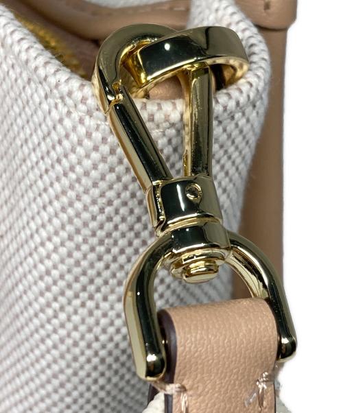 Kate Spade（ケイトスペード）Kate Spade (ケイトスペード) キップ キャンバス ミニ トート ベージュ サイズ:サイズ詳細参照の古着・服飾アイテム