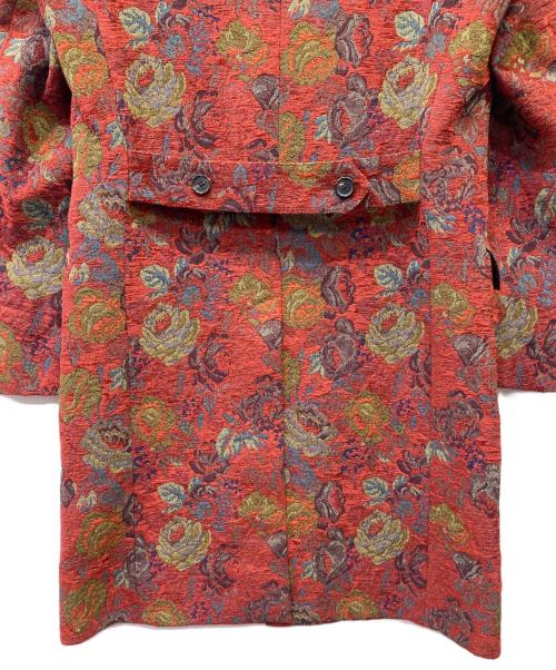 DOLCE & GABBANA（ドルチェ＆ガッバーナ）DOLCE & GABBANA (ドルチェ＆ガッバーナ) ジャガードチェスターコート レッド サイズ:48の古着・服飾アイテム
