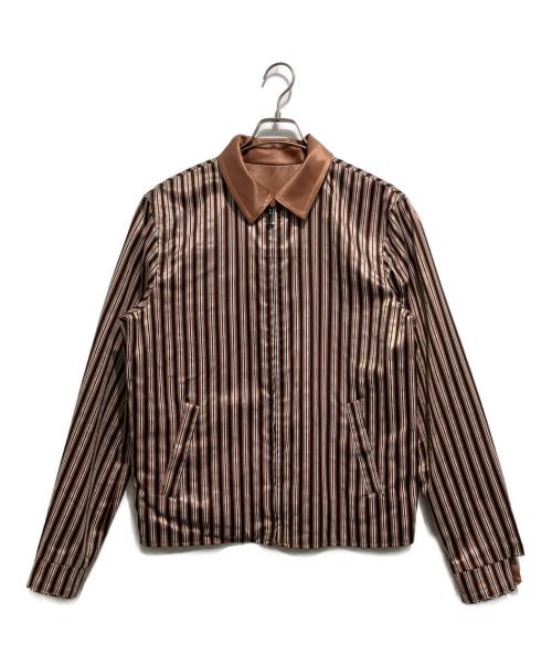 BOTTEGA VENETA（ボッテガベネタ）BOTTEGA VENETA (ボッテガベネタ) リバーシブルブルゾン ブラウン サイズ:50の古着・服飾アイテム