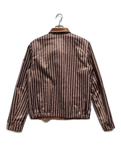 BOTTEGA VENETA（ボッテガベネタ）BOTTEGA VENETA (ボッテガベネタ) リバーシブルブルゾン ブラウン サイズ:50の古着・服飾アイテム