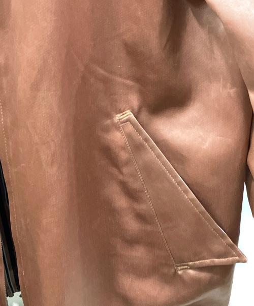 BOTTEGA VENETA（ボッテガベネタ）BOTTEGA VENETA (ボッテガベネタ) リバーシブルブルゾン ブラウン サイズ:50の古着・服飾アイテム