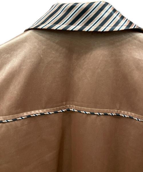 BOTTEGA VENETA（ボッテガベネタ）BOTTEGA VENETA (ボッテガベネタ) リバーシブルブルゾン ブラウン サイズ:50の古着・服飾アイテム
