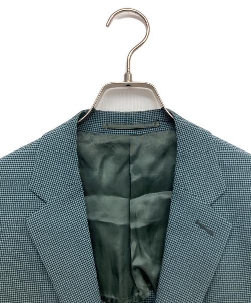 PRADA（プラダ）PRADA (プラダ) シアサッカー2Bジャケット ブルー サイズ:46の古着・服飾アイテム