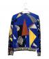 VERSACE (ヴェルサーチェ) 総柄ニット ブルー サイズ:46：23000円