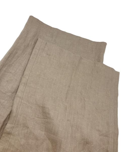 EVERYDAY I LIKE.（エヴリデイ アイ ライク）EVERYDAY I LIKE. (エヴリデイ アイ ライク) リネンイージーワイドパンツ ベージュ サイズ:36の古着・服飾アイテム