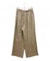 EVERYDAY I LIKE. (エヴリデイ アイ ライク) リネンイージーワイドパンツ ベージュ サイズ:36：6000円