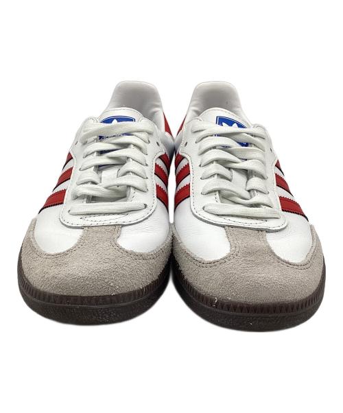 adidas（アディダス）adidas (アディダス) SAMBA OG ホワイト×レッド サイズ:SIZE 24cmの古着・服飾アイテム