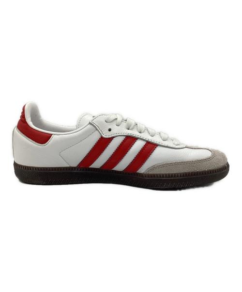 adidas（アディダス）adidas (アディダス) SAMBA OG ホワイト×レッド サイズ:SIZE 24cmの古着・服飾アイテム