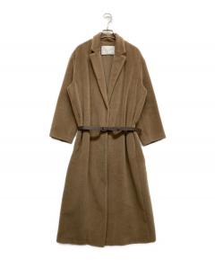 Chloé ウール ピーコート ブラウン ベージュ ウール製オーバーサイズ ショートコート ベージュ - Chloé