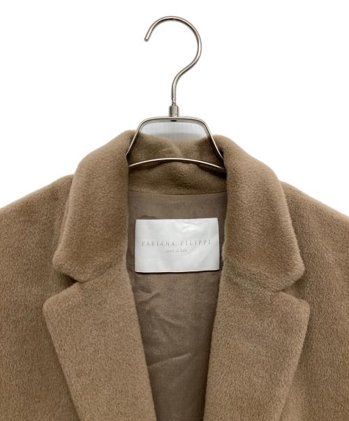 Fabiana Filippi（ファビアナフィリッピ）fabiana filippi (ファビアナフィリッピ) ロングコート ブラウン サイズ:Sの古着・服飾アイテム