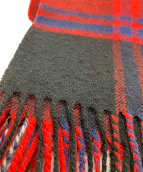 JOHNSTONS OF ELGIN（ジョンストンズオブエルガン）JOHNSTONS OF ELGIN (ジョンストンズオブエルガン) 大判カシミヤストール レッドの古着・服飾アイテム