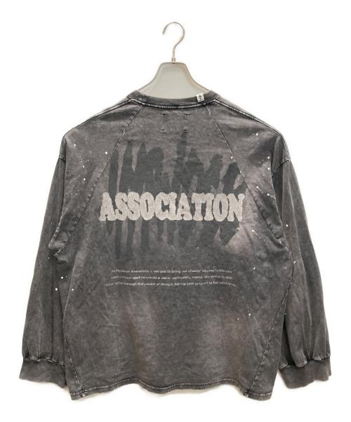 MAISON SPECIAL（メゾンスペシャル）MAISON SPECIAL (メゾンスペシャル) Strike Prime Over Crew Neck Long Sleeve T-Shirt グレー サイズ:SIZE 2の古着・服飾アイテム