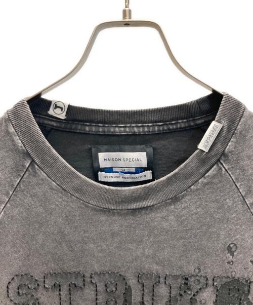 MAISON SPECIAL（メゾンスペシャル）MAISON SPECIAL (メゾンスペシャル) Strike Prime Over Crew Neck Long Sleeve T-Shirt グレー サイズ:SIZE 2の古着・服飾アイテム