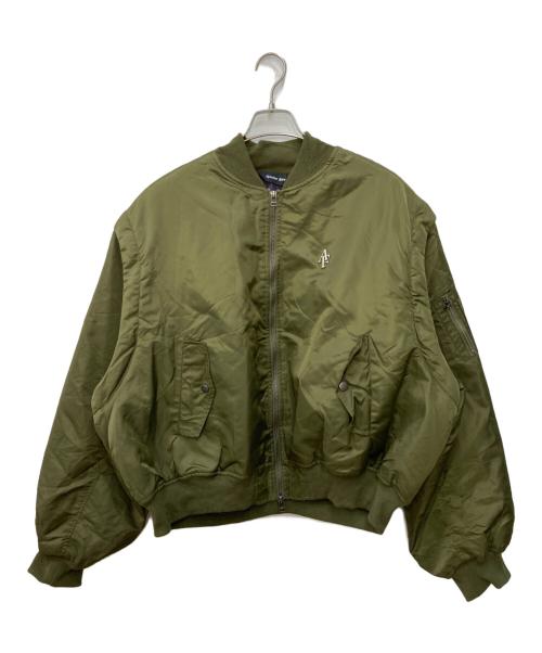 ajouter flow（アジューテフロー）ajouter flow (アジューテフロー) af metal logo 3way MA-1 カーキ サイズ:Ｌ 未使用品の古着・服飾アイテム