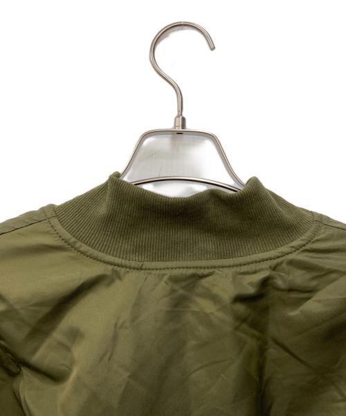 ajouter flow（アジューテフロー）ajouter flow (アジューテフロー) af metal logo 3way MA-1 カーキ サイズ:Ｌ 未使用品の古着・服飾アイテム