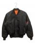 ALPHA（アルファ）の古着「MA-1ジャケット/エムエーワン」｜ブラック