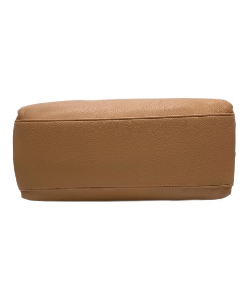 KITAMURA（キタムラ）KITAMURA (キタムラ) ハンドバッグ ブラウン×ベージュの古着・服飾アイテム