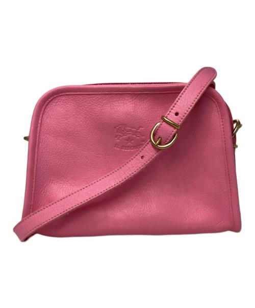 IL BISONTE（イル ビゾンテ）IL BISONTE (イル ビゾンテ) CLASSIC CROSSBODY BAG ピンクの古着・服飾アイテム