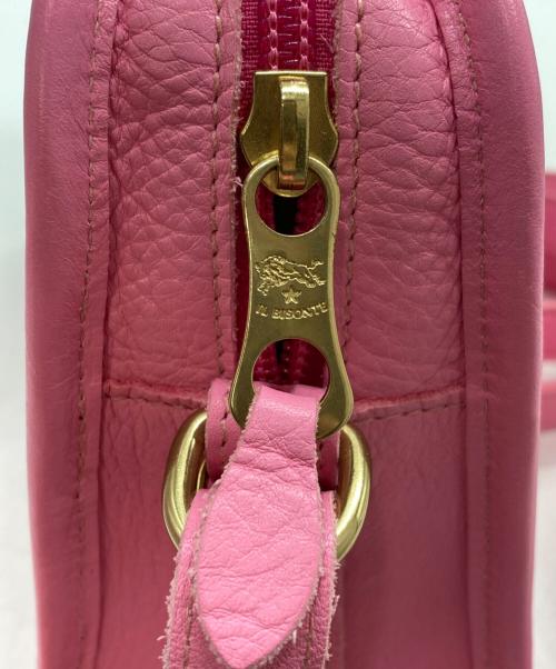 IL BISONTE（イル ビゾンテ）IL BISONTE (イル ビゾンテ) CLASSIC CROSSBODY BAG ピンクの古着・服飾アイテム