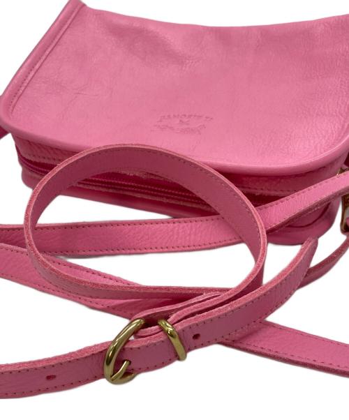 IL BISONTE（イル ビゾンテ）IL BISONTE (イル ビゾンテ) CLASSIC CROSSBODY BAG ピンクの古着・服飾アイテム