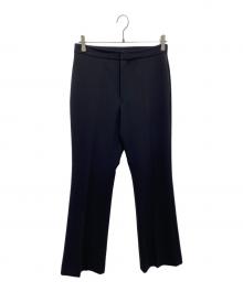 FOXEY NEWYORK（フォクシーニューヨーク）の古着「センタープレスパンツ」｜ブラック