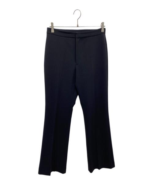 FOXEY NEWYORK（フォクシーニューヨーク）FOXEY NEWYORK (フォクシーニューヨーク) センタープレスパンツ ブラック サイズ:42の古着・服飾アイテム