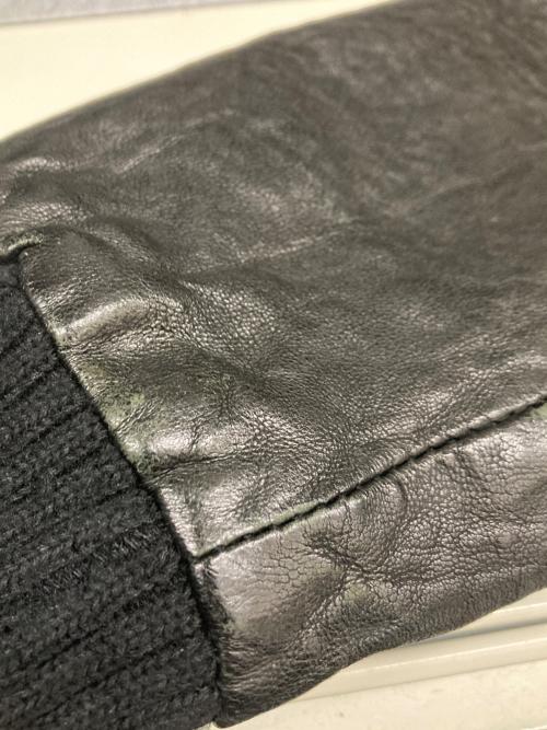 GIORGIO BRATO（ジョルジョブラッド）GIORGIO BRATO (ジョルジョブラッド) カウレザージャケット ブラック サイズ:48の古着・服飾アイテム