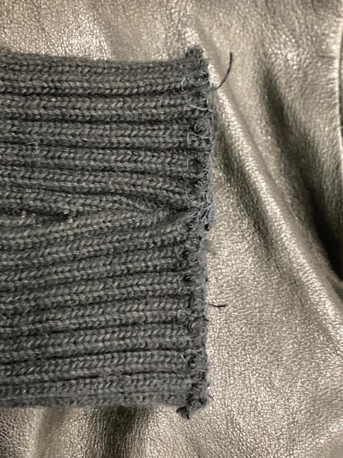 GIORGIO BRATO（ジョルジョブラッド）GIORGIO BRATO (ジョルジョブラッド) カウレザージャケット ブラック サイズ:48の古着・服飾アイテム