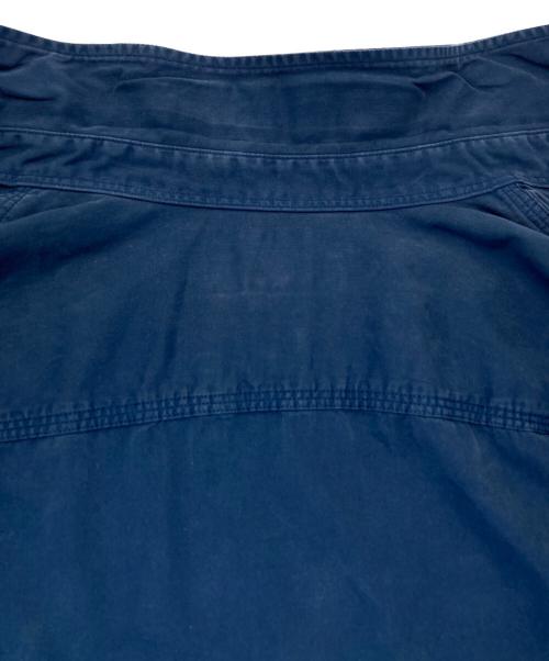 RRL（ダブルアールエル）RRL (ダブルアールエル) ダブルフラップワークシャツ ブルー サイズ:SIZE Mの古着・服飾アイテム