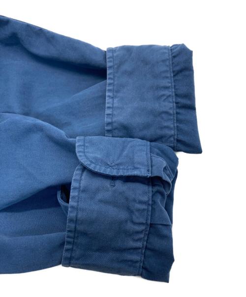 RRL（ダブルアールエル）RRL (ダブルアールエル) ダブルフラップワークシャツ ブルー サイズ:SIZE Mの古着・服飾アイテム