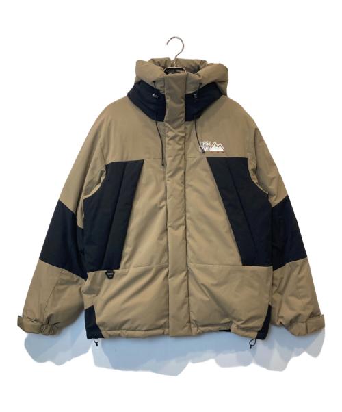 FIRST DOWN（ファーストダウン）FIRST DOWN (ファーストダウン) ダウンジャケット　223-1514 ブラウン サイズ: XLの古着・服飾アイテム