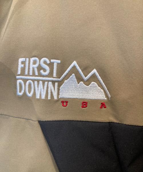 FIRST DOWN（ファーストダウン）FIRST DOWN (ファーストダウン) ダウンジャケット　223-1514 ブラウン サイズ: XLの古着・服飾アイテム