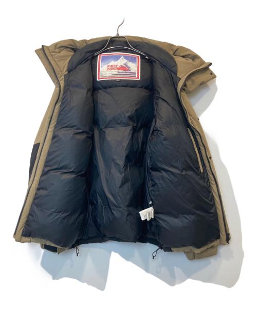FIRST DOWN（ファーストダウン）FIRST DOWN (ファーストダウン) ダウンジャケット　223-1514 ブラウン サイズ: XLの古着・服飾アイテム