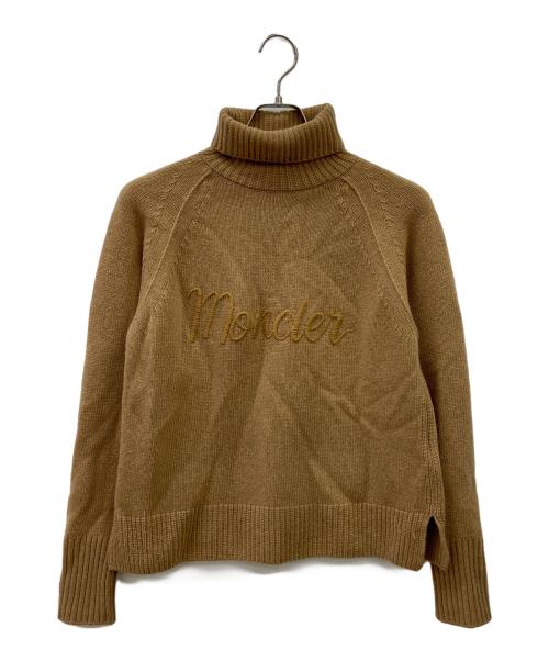 MONCLER（モンクレール）MONCLER (モンクレール) DOLCEVITAロゴウールカシミヤニット ブラウン サイズ:XXSの古着・服飾アイテム
