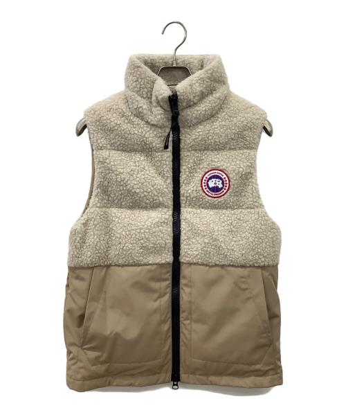 CANADA GOOSE（カナダグース）CANADA GOOSE (カナダグース) Elora Vest ブラウン サイズ:XSの古着・服飾アイテム