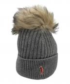 MONCLERモンクレール）の古着「BERRETTO TRICOT カシミヤニット帽」｜グレー