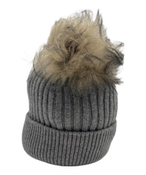 MONCLER（モンクレール）MONCLER (モンクレール) BERRETTO TRICOT カシミヤニット帽 グレーの古着・服飾アイテム