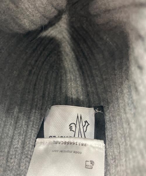 MONCLER（モンクレール）MONCLER (モンクレール) BERRETTO TRICOT カシミヤニット帽 グレーの古着・服飾アイテム